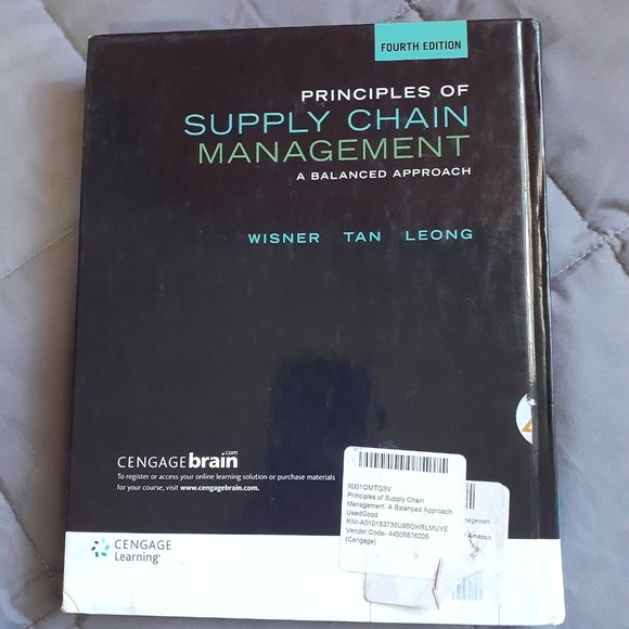 Principles of Supply Chain Management A Balanced Approach Hardcover Textbook - Picture 2 of 11